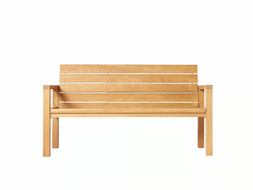 MAXIMA - Teak garden bench with back by Traditional Teak - view 2